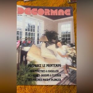 1981 Vintage DÉCORMAG Interior Design/Home Decor Magazine